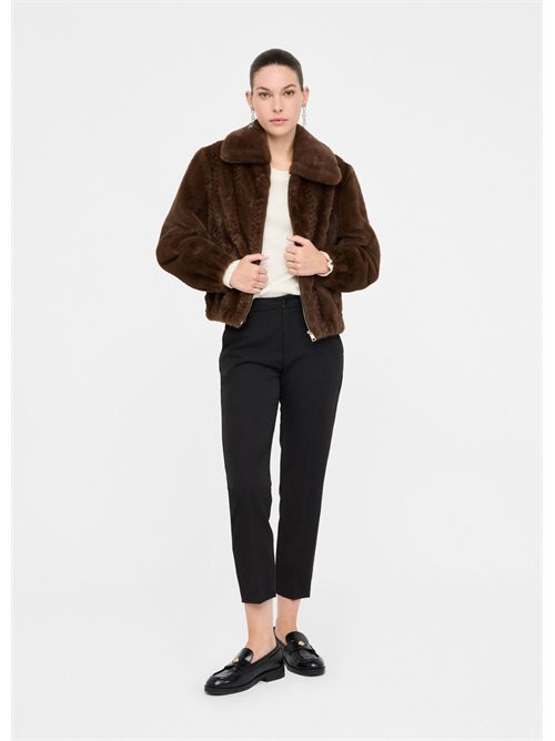 Bomber in teddy con trecce LIU JO | MF5094E1044/90915